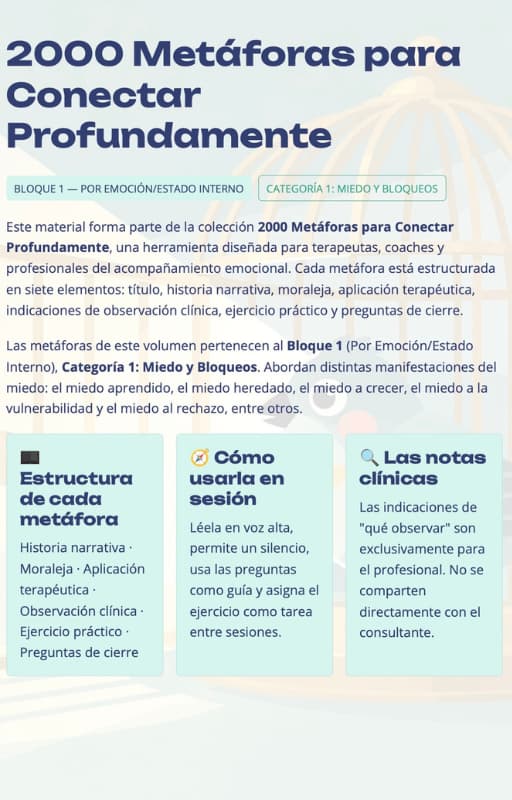 Vista previa 1 de 2000 Metáforas para Conectar Profundamente
