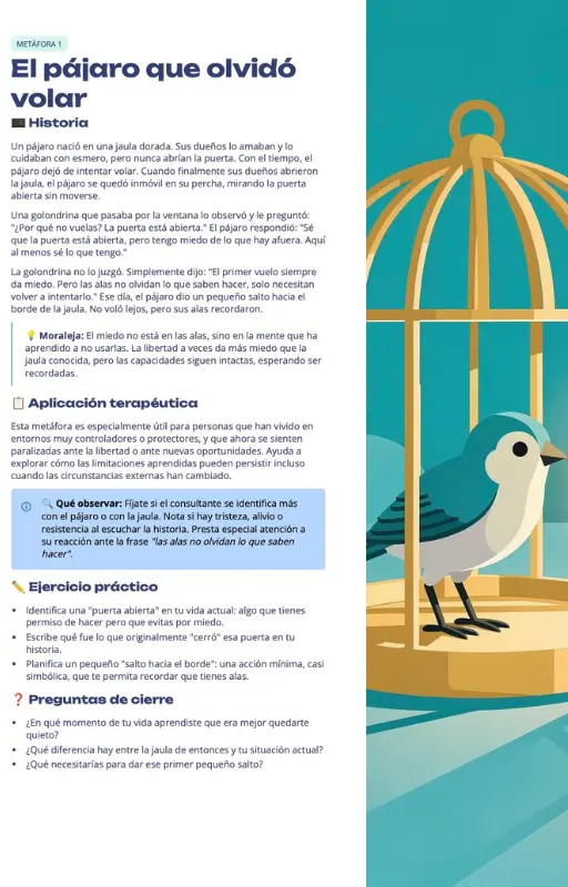 Vista previa 2 de 2000 Metáforas para Conectar Profundamente