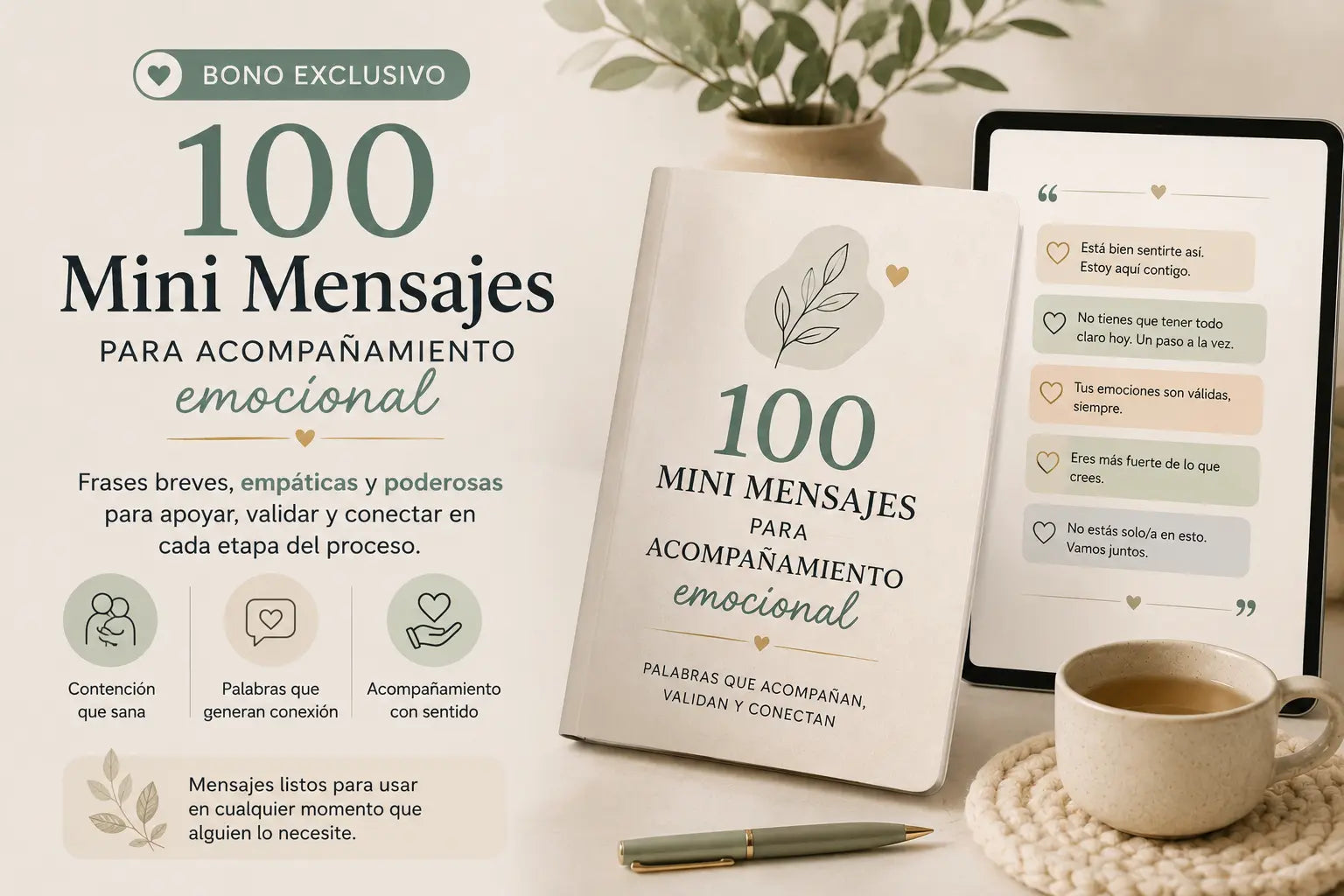 Bono 3 — Mini mensajes para acompañamiento emocional